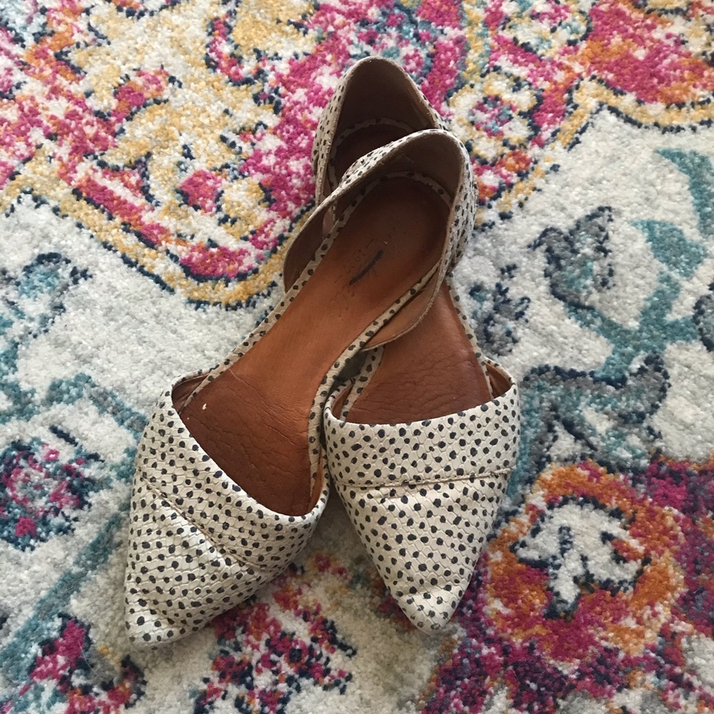 MADEWELL d’Orsay flats in Spot Dot